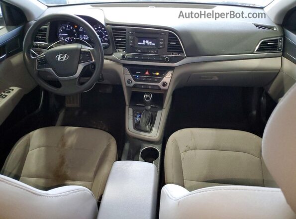 5NPD74LF8HH137397 2017 HYUNDAI ELANTRA Silver წინა პანელის ხედი