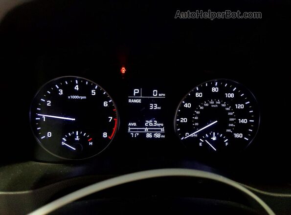 5NPD74LF8HH137397 2017 HYUNDAI ELANTRA Silver ხელსაწყოთა პანელის ხედი