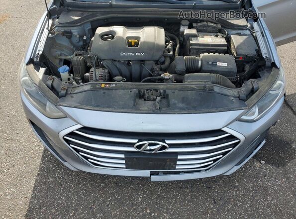 5NPD74LF8HH183019 2017 HYUNDAI ELANTRA Silver Widok wnętrza z tyłu