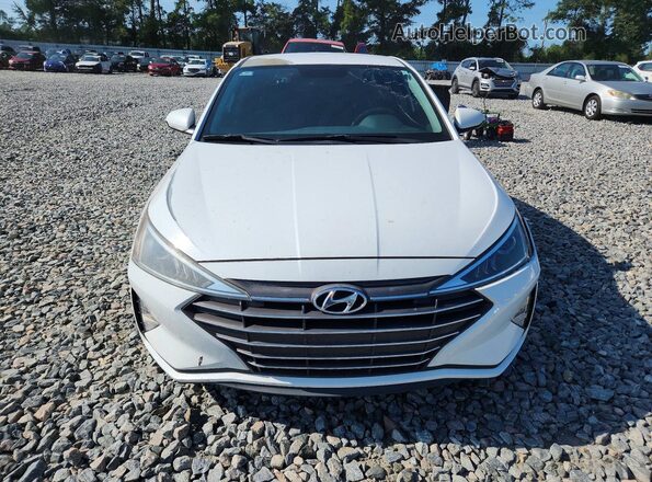 5NPD74LF8KH449453 2019 HYUNDAI ELANTRA White Դիմացի տեսք