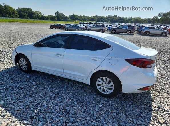 5NPD74LF8KH449453 2019 HYUNDAI ELANTRA White Հետևի ձախ