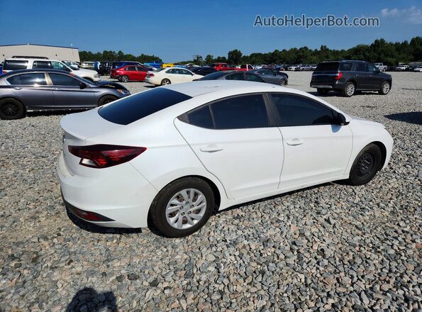 5NPD74LF8KH449453 2019 HYUNDAI ELANTRA White Հետևի աջ