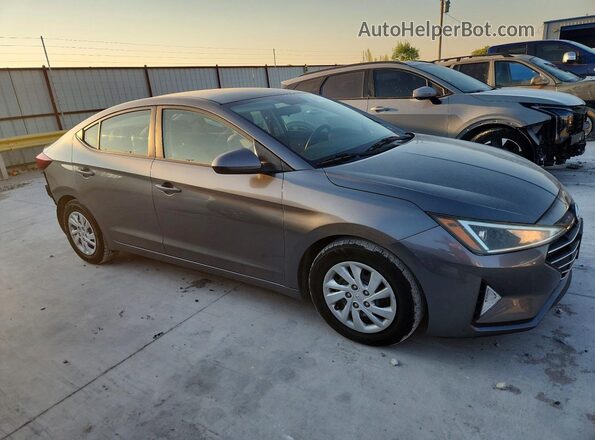 5NPD74LF8KH492934 2019 HYUNDAI ELANTRA Gray Առջևի աջ