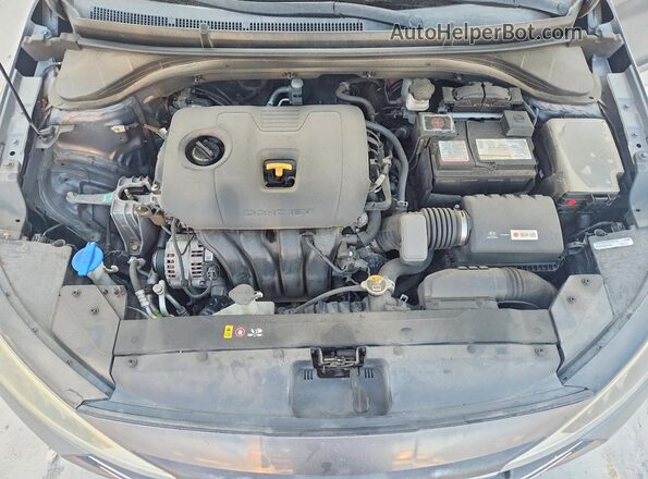 5NPD74LF8KH492934 2019 HYUNDAI ELANTRA Gray Սալոնի հետևի տեսք
