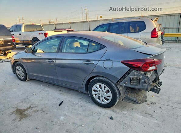 5NPD74LF8KH492934 2019 HYUNDAI ELANTRA Gray Հետևի ձախ