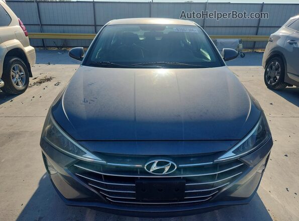 5NPD74LF8KH492934 2019 HYUNDAI ELANTRA Gray Դիմացի տեսք