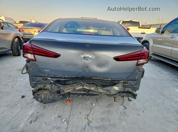 5NPD74LF8KH492934 2019 HYUNDAI ELANTRA Gray Հետևի տեսք