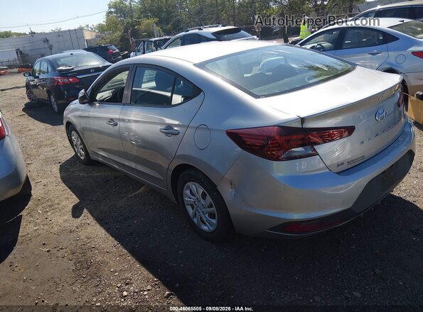 5NPD74LF8LH556343 2020 HYUNDAI ELANTRA Silver უკანა მარცხენა
