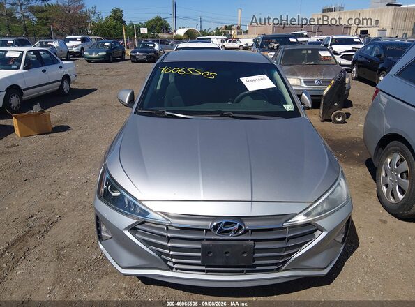 5NPD74LF8LH556343 2020 HYUNDAI ELANTRA Silver ხელსაწყოთა პანელის ხედი
