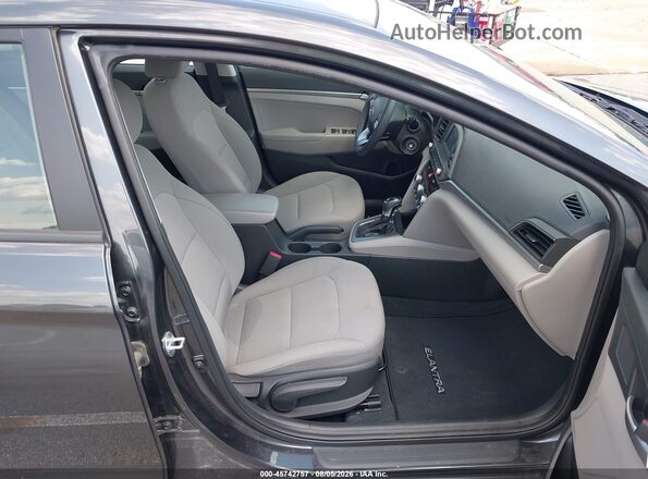 5NPD74LF8LH603189 2020 HYUNDAI ELANTRA Black Вид салону спереду