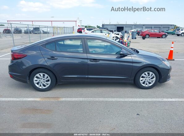 5NPD74LF8LH603189 2020 HYUNDAI ELANTRA Black Вид задньої частини салону