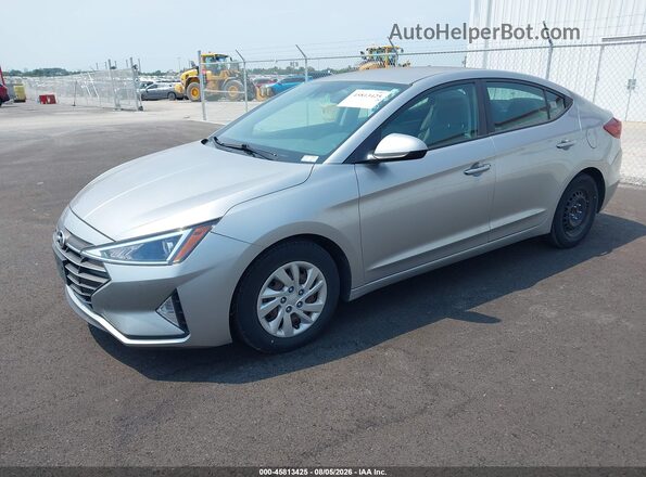 5NPD74LF8LH615231 2020 HYUNDAI ELANTRA Silver წინა მარცხენა ხედი სამი მეოთხედიდან