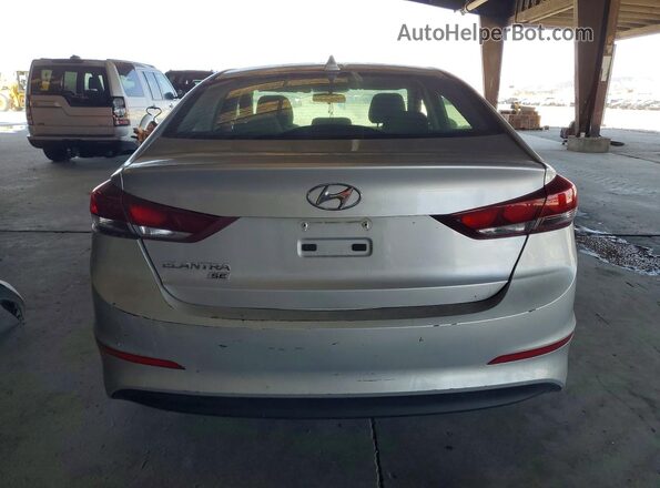 5NPD74LF9HH087173 2017 HYUNDAI ELANTRA Silver Rear view