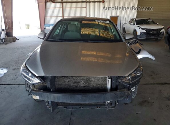 5NPD74LF9HH087173 2017 HYUNDAI ELANTRA Silver Front view