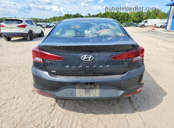5NPD74LF9KH457450 2019 HYUNDAI ELANTRA Black Rear view