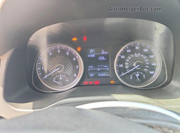 5NPD74LF9KH457450 2019 HYUNDAI ELANTRA Black Instrument cluster view