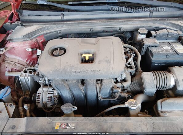 5NPD74LF9KH487743 2019 HYUNDAI ELANTRA Red Вид ззаду