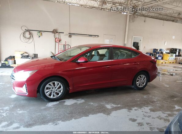 5NPD74LF9KH487743 2019 HYUNDAI ELANTRA Red 