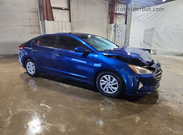 5NPD74LF9KH494112 2019 HYUNDAI ELANTRA Blue Delantero derecho