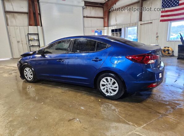 5NPD74LF9KH494112 2019 HYUNDAI ELANTRA Blue Trasero izquierdo