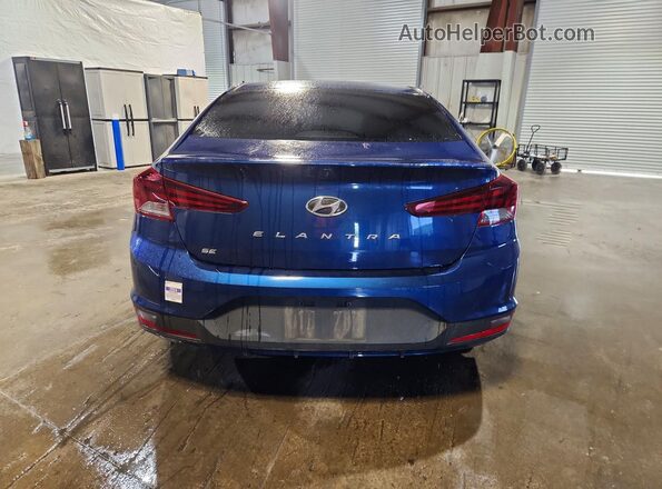 5NPD74LF9KH494112 2019 HYUNDAI ELANTRA Blue Vista trasera