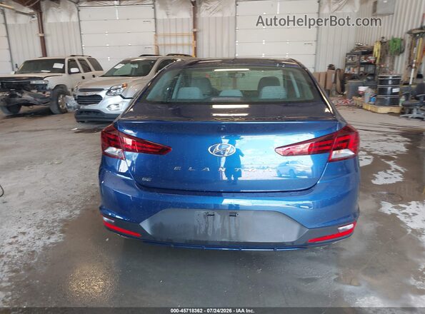5NPD74LF9KH494630 2019 HYUNDAI ELANTRA Синий 