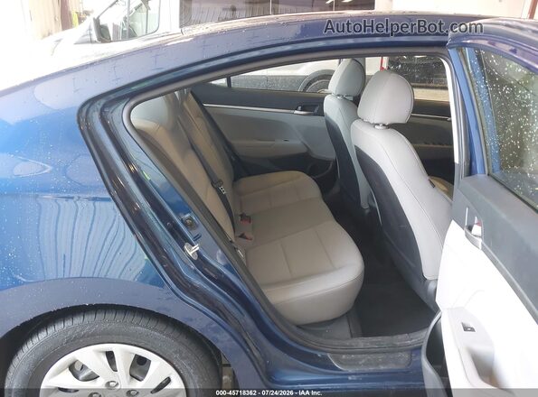 5NPD74LF9KH494630 2019 HYUNDAI ELANTRA Синий Вид наклейки с VIN-кодом