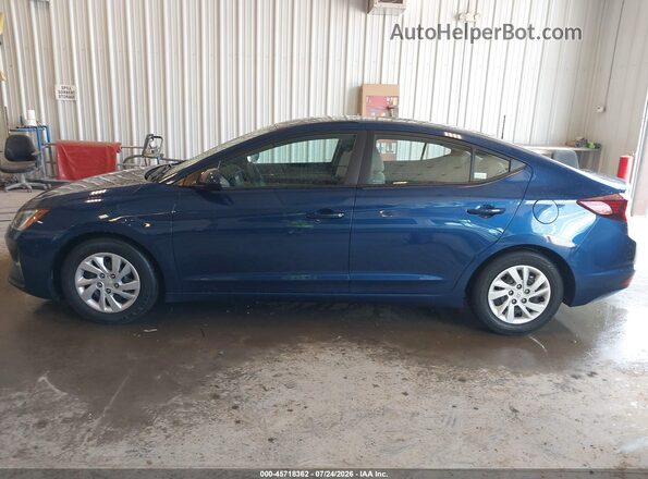 5NPD74LF9KH494630 2019 HYUNDAI ELANTRA Синий Панорамный вид салона 360°