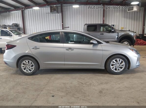 5NPD74LF9LH600995 2020 HYUNDAI ELANTRA Silver Вид задньої частини салону