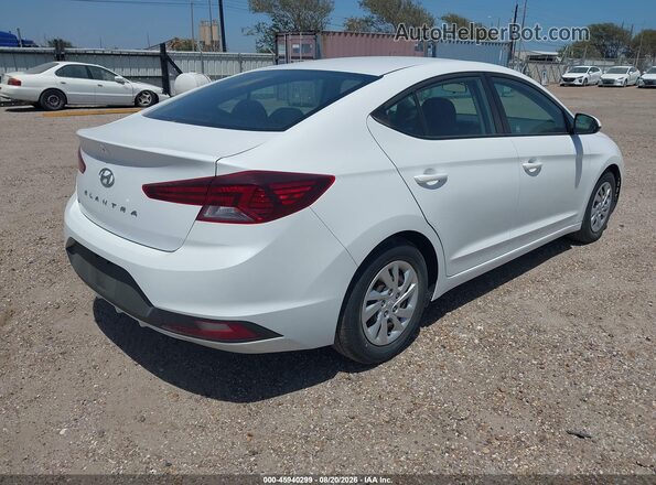 5NPD74LF9LH610815 2020 HYUNDAI ELANTRA White Trasero derecho