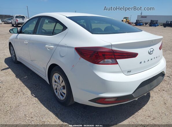 5NPD74LF9LH610815 2020 HYUNDAI ELANTRA White Trasero izquierdo