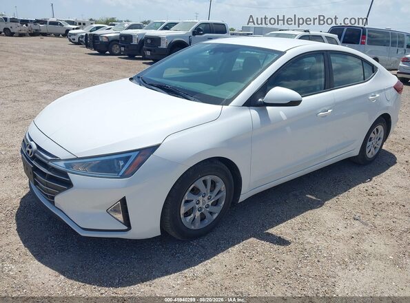 5NPD74LF9LH610815 2020 HYUNDAI ELANTRA White Vista tres cuartos delantera izquierda