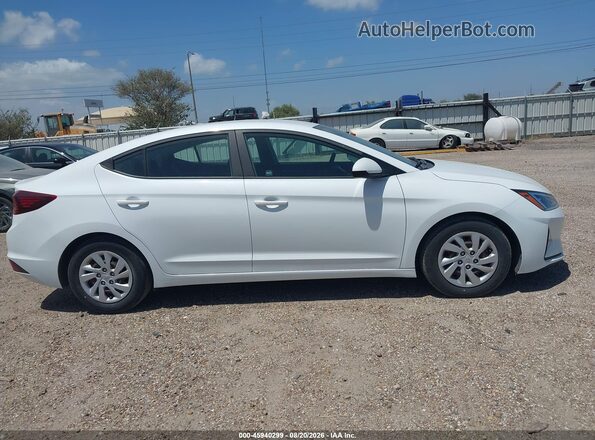 5NPD74LF9LH610815 2020 HYUNDAI ELANTRA White Vista interior trasera