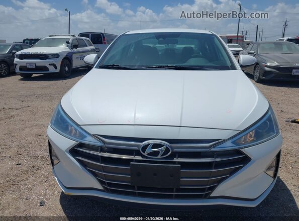 5NPD74LF9LH610815 2020 HYUNDAI ELANTRA White Vista del cuadro de instrumentos