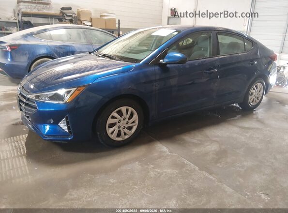 5NPD74LF9LH611298 2020 HYUNDAI ELANTRA Blue Vista tres cuartos delantera izquierda