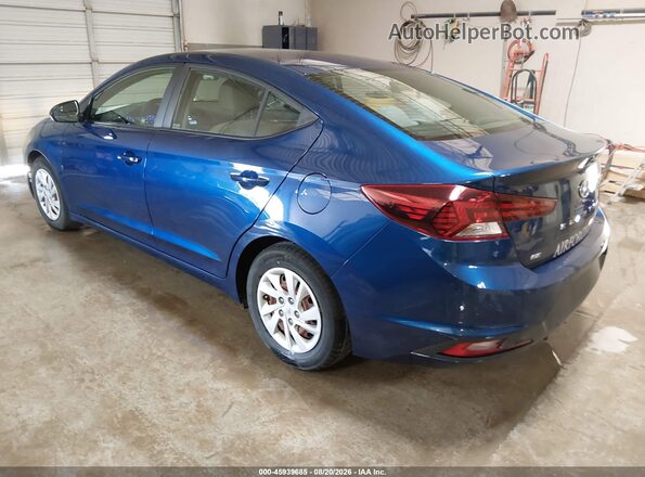 5NPD74LF9LH611298 2020 HYUNDAI ELANTRA Blue Trasero izquierdo