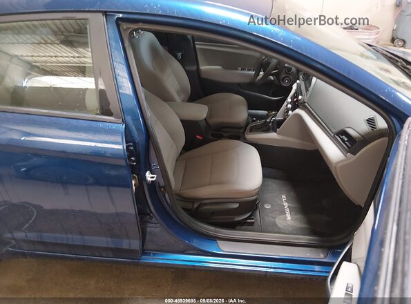 5NPD74LF9LH611298 2020 HYUNDAI ELANTRA Blue Vista interior delantera