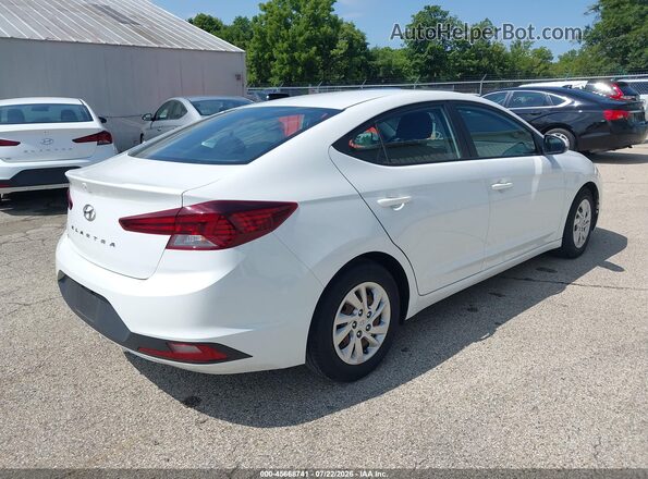 5NPD74LF9LH613259 2020 HYUNDAI ELANTRA Белый Задняя правая четверть