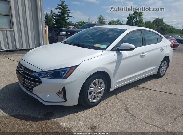 5NPD74LF9LH613259 2020 HYUNDAI ELANTRA Белый Передняя левая четверть