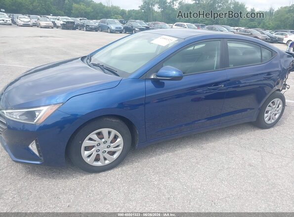 5NPD74LF9LH615867 2020 HYUNDAI ELANTRA Blue Передня ліва чверть