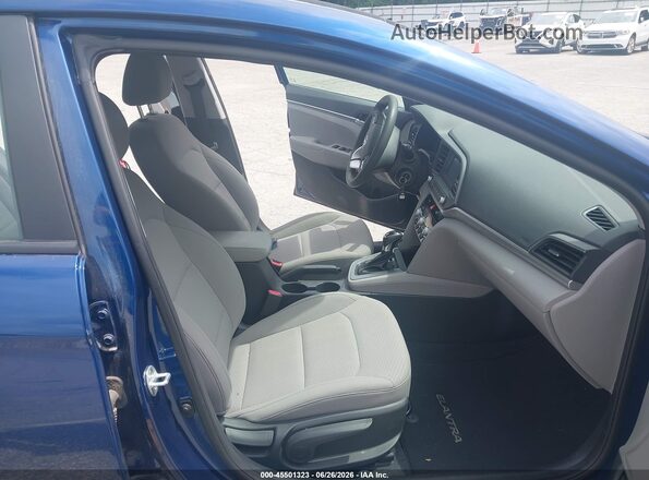 5NPD74LF9LH615867 2020 HYUNDAI ELANTRA Blue Вид салону спереду