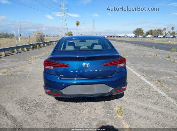5NPD74LF9LH617733 2020 HYUNDAI ELANTRA Blue 