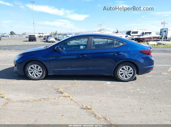 5NPD74LF9LH617733 2020 HYUNDAI ELANTRA Blue Панорамний вид салону 360°