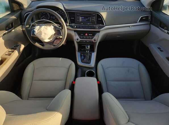 5NPD74LFXHH069829 2017 HYUNDAI ELANTRA White Vista del salpicadero