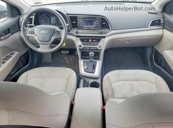 5NPD74LFXHH157313 2017 HYUNDAI ELANTRA Silver Widok deski rozdzielczej