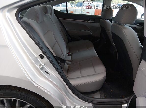 5NPD74LFXJH376102 2018 HYUNDAI ELANTRA Silver Vista de la etiqueta del VIN