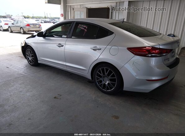 5NPD74LFXJH376102 2018 HYUNDAI ELANTRA Silver Trasero izquierdo