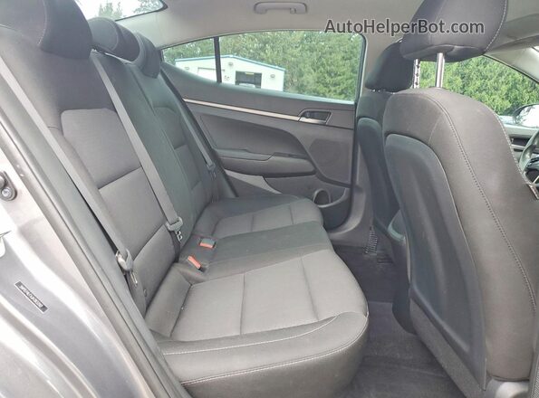 5NPD74LFXJH383292 2018 HYUNDAI ELANTRA Gray უკანა სავარძლების ხედი
