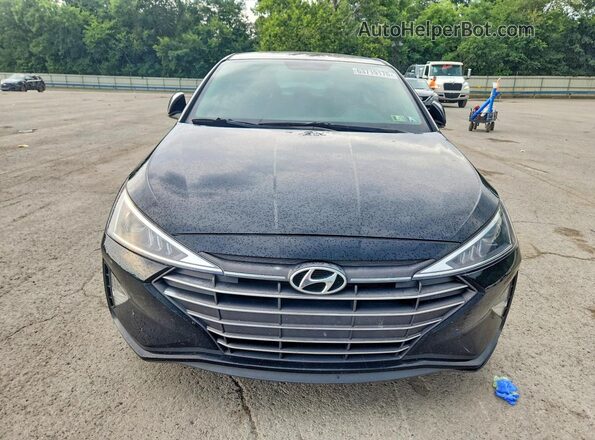 5NPD74LFXKH455688 2019 HYUNDAI ELANTRA Black Vista frontal
