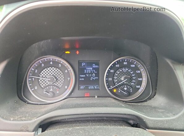 5NPD74LFXKH455688 2019 HYUNDAI ELANTRA Black Vista del cuadro de instrumentos